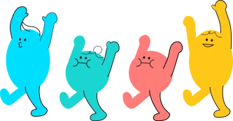 웹프림 회사 소개 페이지 메인 비주얼 캐릭터